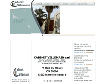 Tablet Screenshot of cabinetvillemain.fr